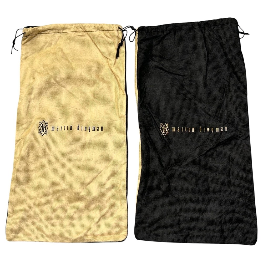 Martin Dingman Shoe Dust Bags Set Drawstring Waffle Travel Storage Pouch Organiz